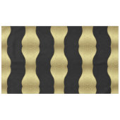 Elegant Black en Gold Tafelkleed (Voorkant (Horizontaal))