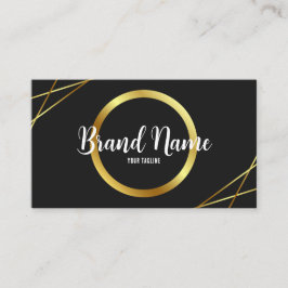 Elegant Black en Gold Visitekaartje