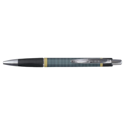 Elegant Black en Gold Windows Check Monogram Pen (Achterkant)