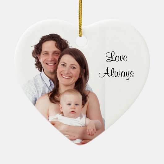 Elegant Black en Silver Kerstmis | Aanpassen Keramisch Ornament (Achterkant)