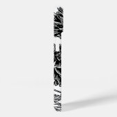 Elegant Black en White Dahlia Persoonlijk Case-Mate iPhone Case (Achterkant / Rechts)