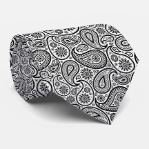 Elegant Black en White  Paisley