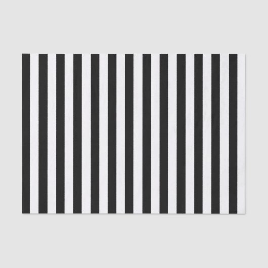 Elegant Black en White Tissuepapier (Voorkant)