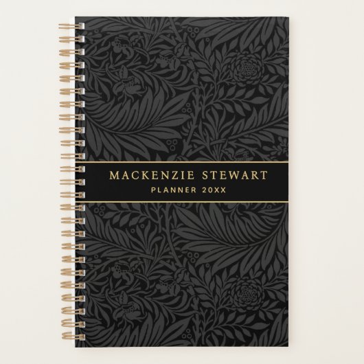 Elegant Black Floral Pattern 2026 (Devant)