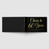 Elegant Black Foil Cheers to 60 Years (Complet)