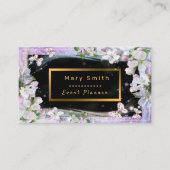 Elegant Black Gold Ajouter votre Carte de visite d (Devant)