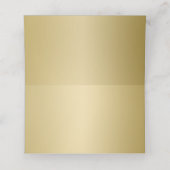 Elegant Black Gold Calligtraphy Wedding (Binnenkant ongevouwen)