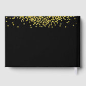 Elegant black gold foil Custom 60th birthday  (Verso)