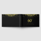 Elegant black gold foil Custom 60th birthday  (Complet)