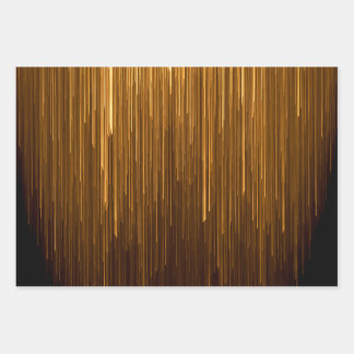 Elegant Black & Gold Jubileum Inpakpapier Vel