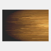 Elegant Black & Gold Jubileum Inpakpapier Vel (Voorkant 3)