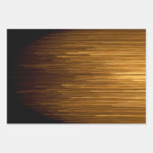 Elegant Black & Gold Jubileum Inpakpapier Vel (Voorkant)