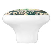 Elegant Black Gold Keramische Knop (Zijkant)