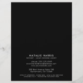 Elegant Black & Gold Notary Loan Agent Flyer (Achterkant)