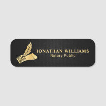 Elegant Black & Gold Notional Public