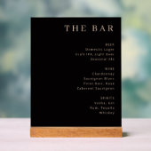 Elegant Black Gold Serif Bar Menu (Neutre)