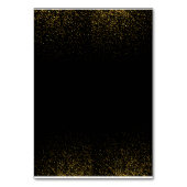 Elegant Black & Gold Table Kaart (Achterkant)