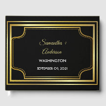 Elegant Black Gold Wedding