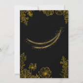 Elegant Black & Gold Wedding Invitation | Luxury  (Dos)