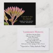 Elégant Black Luxury Pearl Carte de visite (Devant / Derrière)