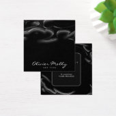 Elegant Black Marble Business card (Bureau)