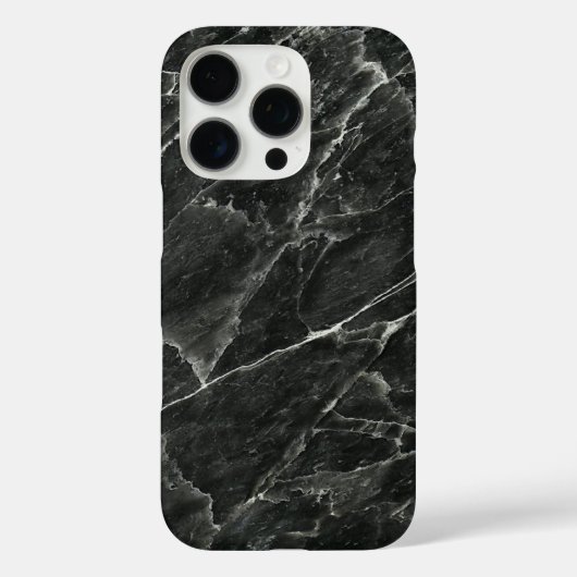 Elegant Black Marmer Case-Mate iPhone Case (Achterkant)
