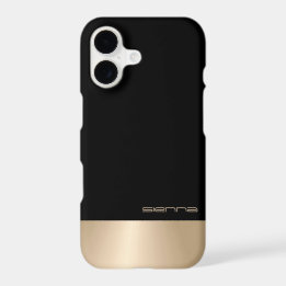 Élégant Black&Nacre Metallic iPhone 7 Coque