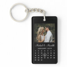 Elegant Black Photo Wedding Jubileum Agenda