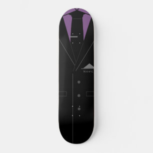 Elegant Black Suit - Jouw naam toevoegen Skateboard