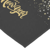 Elegant Black Table Runner Medium Tafelloper (Hoek)