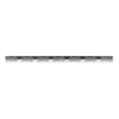 Elegant Black & White Abstracte Harlequin Style Lint (Voorkant)