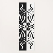 Elegant Black & White Abstracte Harlequin Style Yogamat (Voorkant)