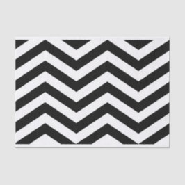Elegant Black White Chevron Tissue Paper Tissuepapier