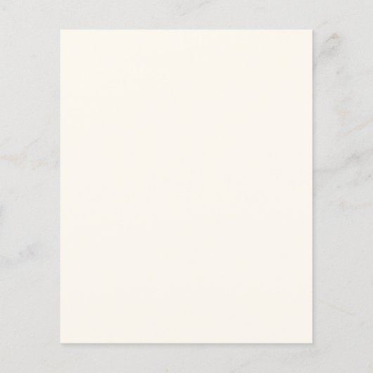 Elegant Black White Golden Scissors Hair Menu (Achterkant)