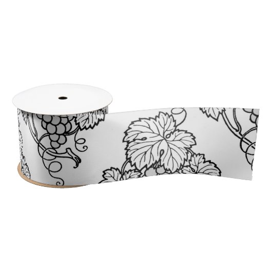 Elegant Black White Grape Bunches Wine Fruit Lover Lint (Spoel)