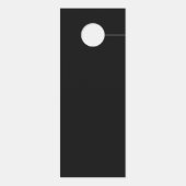 Elegant Black White Hartelijk dank voor de gasten (Achterkant)