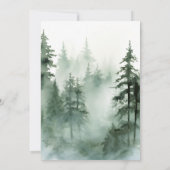 Elegant Black & White Minimalist Weddenschap Kaart (Achterkant)