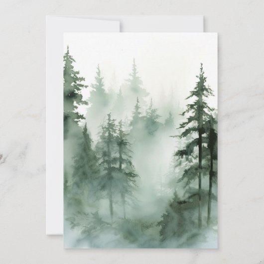 Elegant Black & White Minimalist Weddenschap Kaart (Achterkant)