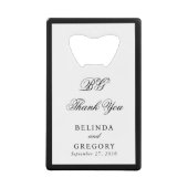 Elegant Black White Monogram Wedding Seating Chart (Devant)