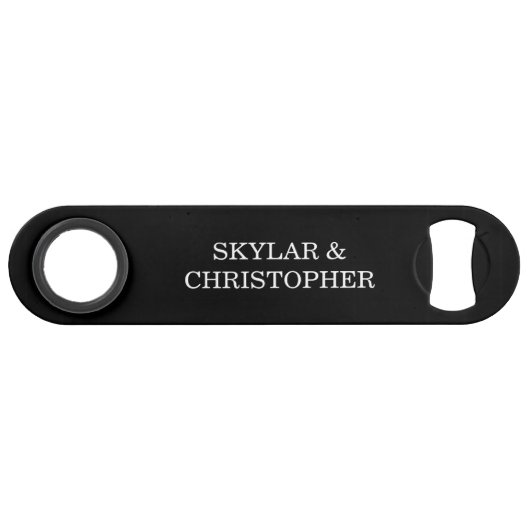 Elegant Black & White Wedding (Devant (Horizontal))