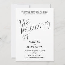 Elegant Black White Wedding