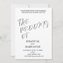 Elegant Black White Wedding