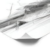 Elegant Black & White Wedding Seating Chart  Perfect Poster (Hoek)