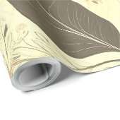 Elegant blad luxe inpakpapier (Rol Hoek)