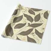 Elegant blad luxe inpakpapier (Uitgerold)