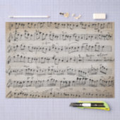 Elegant  blad Muzieknoten Kraft Tissuepapier (Craft)