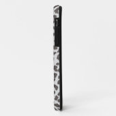 Elegant blad print met monogram Case-Mate iPhone case (Achterkant/links)