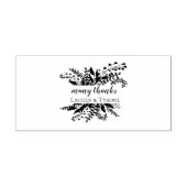Elegant blad Rubber Stamp Rubberstempel (Afrduk)