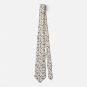 Elegant  bladeren en noten | Necktie Stropdas (Voorkant)
