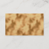 Elégant blanc avec Carte de visite Faux Gold Foil (Dos)